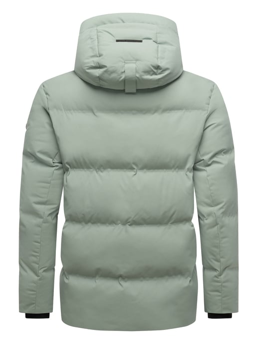 Chaqueta de invierno para hombre Stone Harbour Taviaan con capucha forrada y diseño cortaviento - Image 4