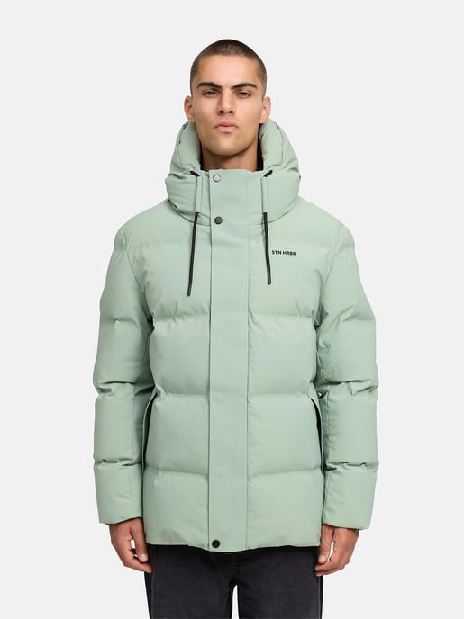 Chaqueta de invierno para hombre Stone Harbour Taviaan con capucha forrada y diseño cortaviento - Image 6