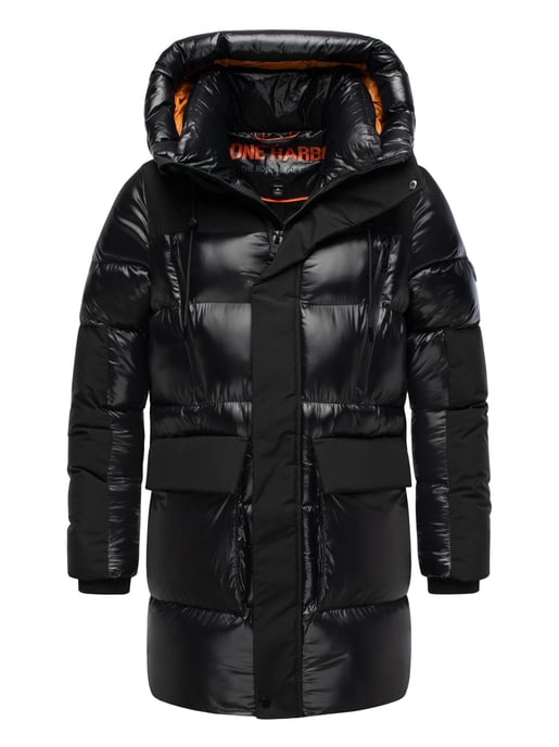 Chaqueta de invierno para hombre Stone Harbour Nelioon con cremallera doble y capucha - Image 1