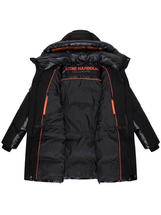 Chaqueta de invierno para hombre Stone Harbour Nelioon con cremallera doble y capucha - Image 5