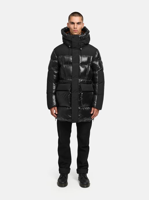 Chaqueta de invierno para hombre Stone Harbour Nelioon con cremallera doble y capucha - Image 6