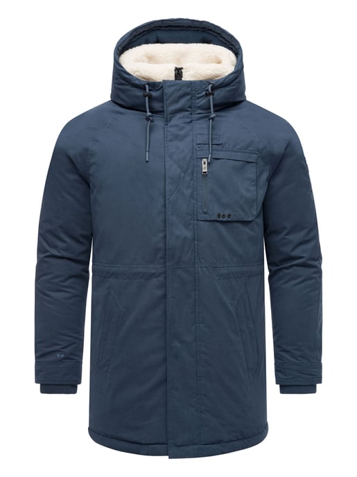 Chaqueta de invierno para hombre Stone Harbour Navroos con cuello de borreguillo desmontable y forro polar - Image 2