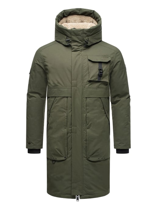 Chaqueta de invierno para hombre Stone Harbour Cyriaan con capucha forrada y diseño cortaviento - Image 2
