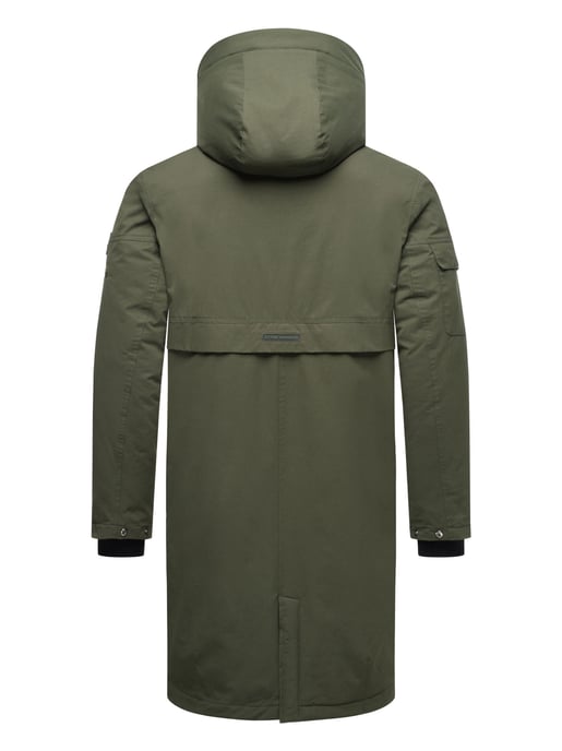 Chaqueta de invierno para hombre Stone Harbour Cyriaan con capucha forrada y diseño cortaviento - Image 4
