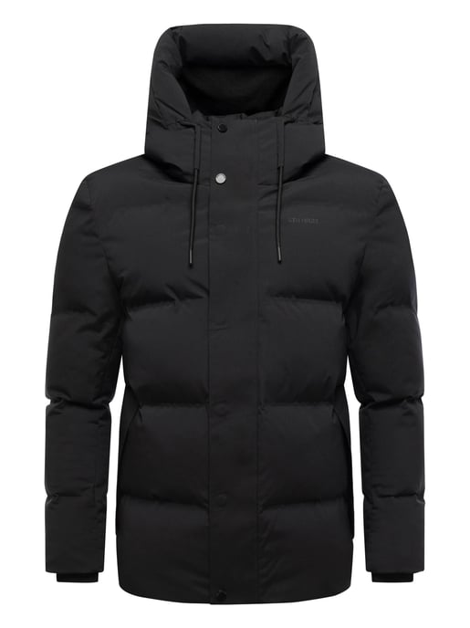 Chaqueta de invierno para hombre Stone Harbour Taviaan con capucha forrada y diseño cortaviento - Image 2