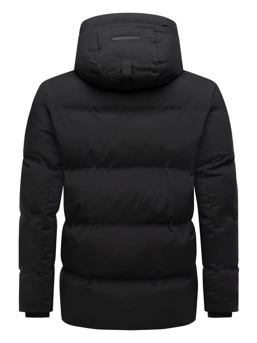 Chaqueta de invierno para hombre Stone Harbour Taviaan con capucha forrada y diseño cortaviento - Image 4