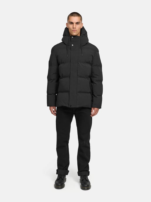 Chaqueta de invierno para hombre Stone Harbour Taviaan con capucha forrada y diseño cortaviento - Image 6