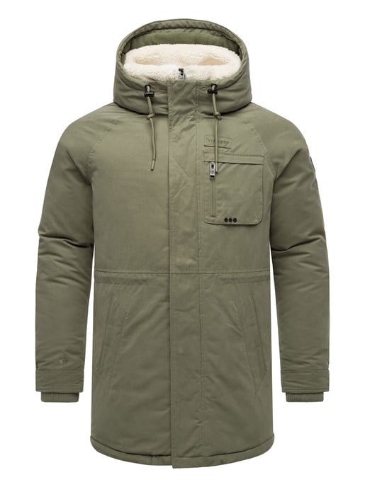 Chaqueta de invierno para hombre Stone Harbour Navroos con cuello de borreguillo desmontable y forro polar - Image 2