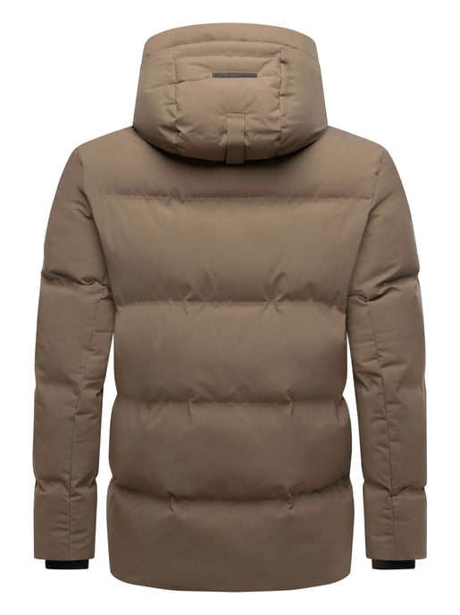 Chaqueta de invierno para hombre Stone Harbour Taviaan con capucha forrada y diseño cortaviento - Image 4