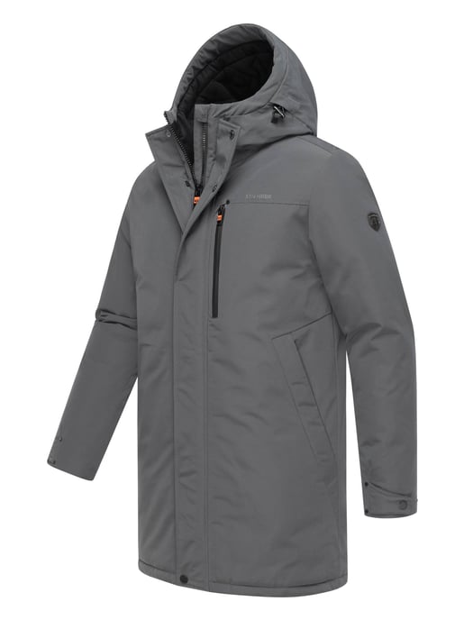 Chaqueta de invierno para hombre Stone Harbour Phinoo con bolsillos de felpa y cremallera doble - Image 3