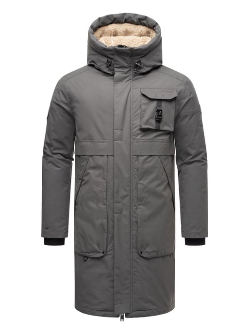 Chaqueta de invierno para hombre Stone Harbour Cyriaan con capucha forrada y diseño cortaviento - Image 2