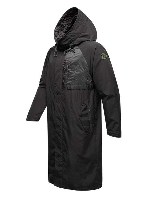 Gabardina impermeable para hombre Stone Harbour Zafaar, corte largo y resistente al viento y al agua - Image 3