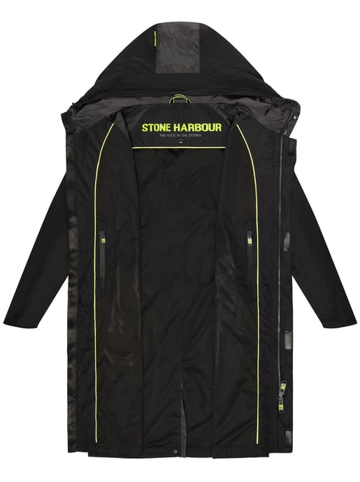 Gabardina impermeable para hombre Stone Harbour Zafaar, corte largo y resistente al viento y al agua - Image 5