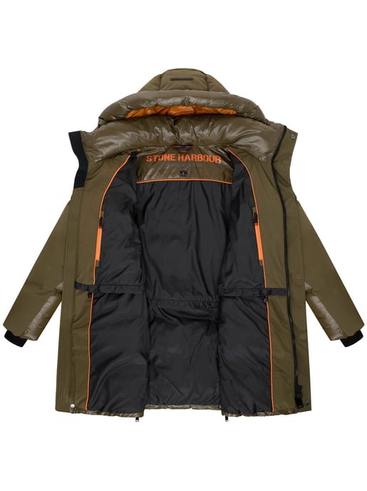 Chaqueta de invierno para hombre Stone Harbour Nelioon con cremallera doble y capucha - Image 5