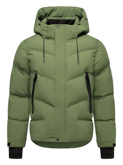 Chaqueta de invierno para hombre Stone Harbour Livianoo con capucha desmontable y bolsillos forrados - Image 2