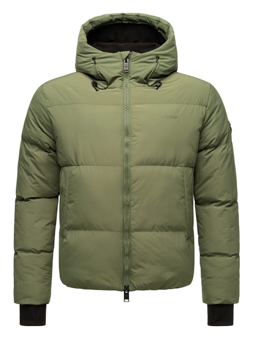 Chaqueta acolchada de invierno para hombre Stone Harbour Tayroos con forro polar y cremallera doble - Image 2