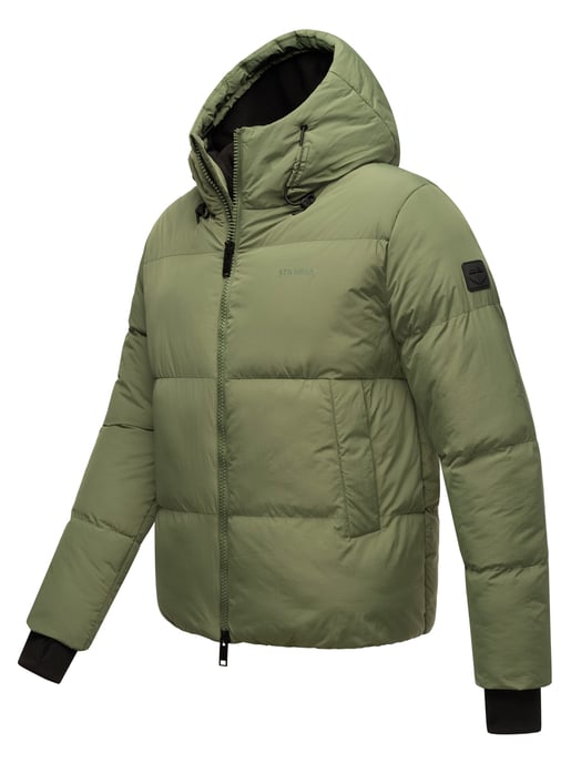 Chaqueta acolchada de invierno para hombre Stone Harbour Tayroos con forro polar y cremallera doble - Image 3