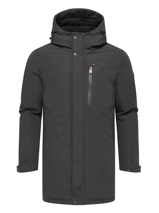 Chaqueta de invierno para hombre Stone Harbour Phinoo con bolsillos de felpa y cremallera doble - Image 2