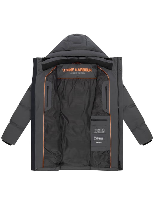 Chaqueta de invierno para hombre Stone Harbour Darianoo con acolchado Downfree y cierre magnético - Image 5