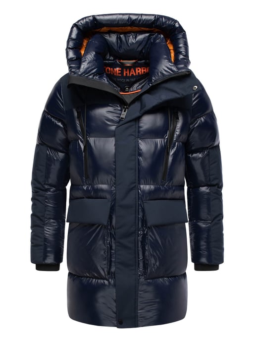 Chaqueta de invierno para hombre Stone Harbour Nelioon con cremallera doble y capucha - Image 1