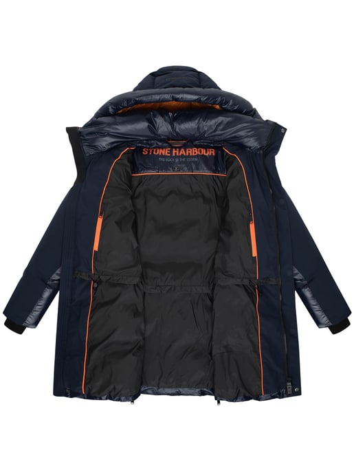 Chaqueta de invierno para hombre Stone Harbour Nelioon con cremallera doble y capucha - Image 5