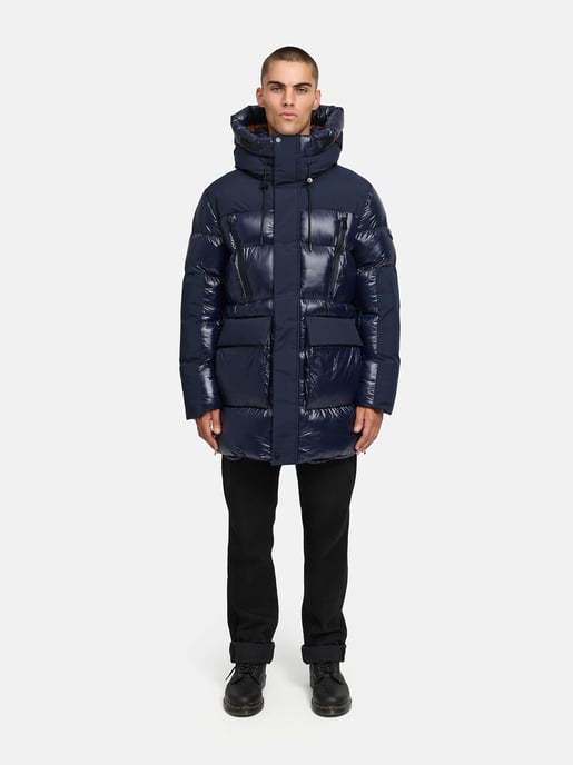 Chaqueta de invierno para hombre Stone Harbour Nelioon con cremallera doble y capucha - Image 6