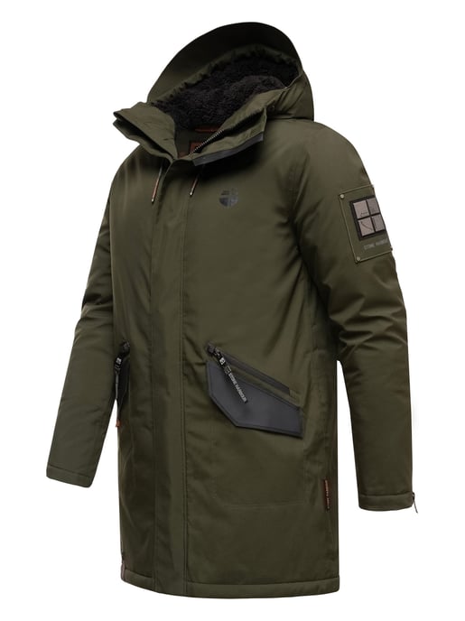 Chaqueta de invierno para hombre Stone Harbour Ragaan con forro de peluche y capucha - Image 3