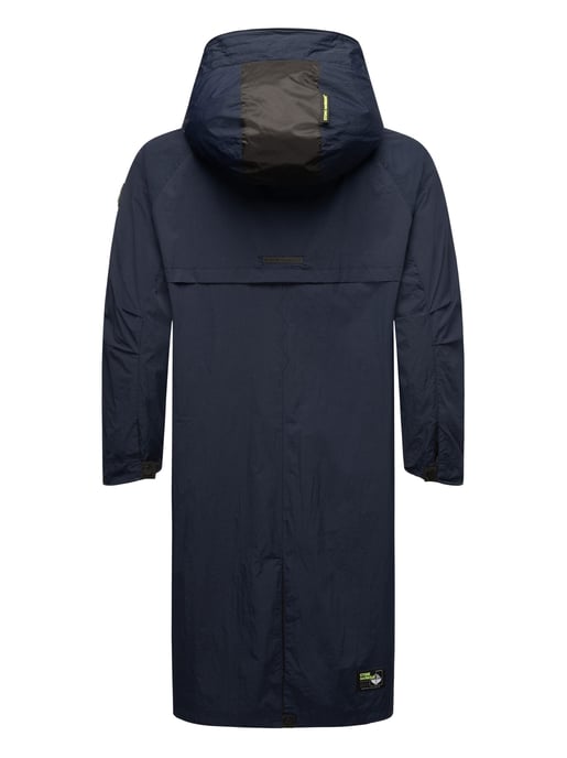 Gabardina impermeable para hombre Stone Harbour Zafaar, corte largo y resistente al viento y al agua - Image 4