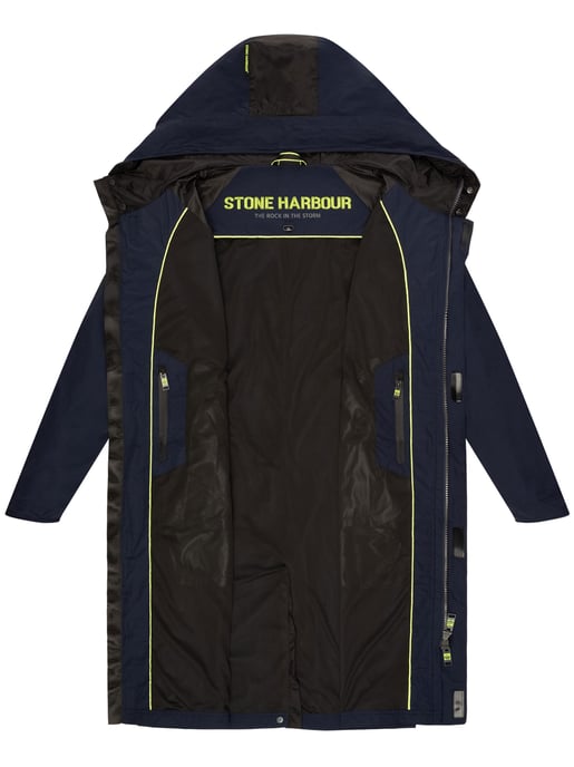 Gabardina impermeable para hombre Stone Harbour Zafaar, corte largo y resistente al viento y al agua - Image 5