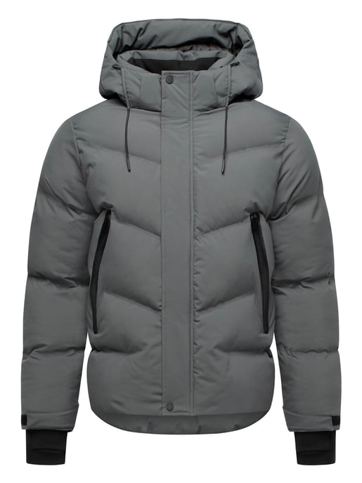 Chaqueta de invierno para hombre Stone Harbour Livianoo con capucha desmontable y bolsillos forrados - Image 2