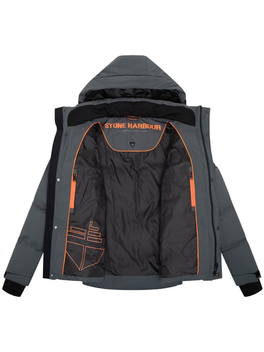 Chaqueta de invierno para hombre Stone Harbour Livianoo con capucha desmontable y bolsillos forrados - Image 5