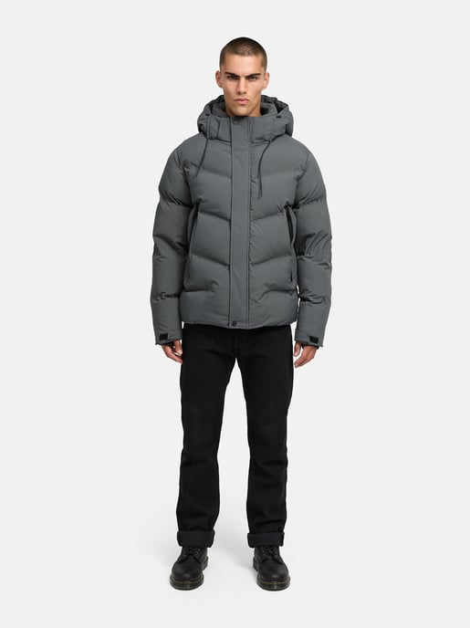 Chaqueta de invierno para hombre Stone Harbour Livianoo con capucha desmontable y bolsillos forrados - Image 6