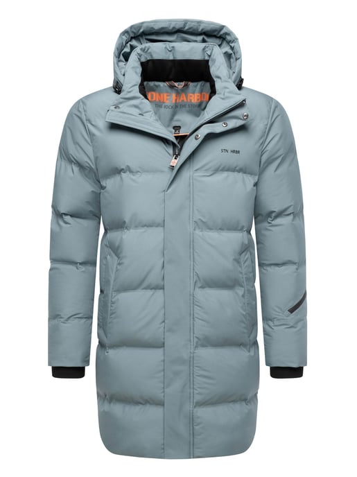 Abrigo de invierno para hombre Stone Harbour Thadeek con capucha desmontable y bolsillos magnéticos - Image 1