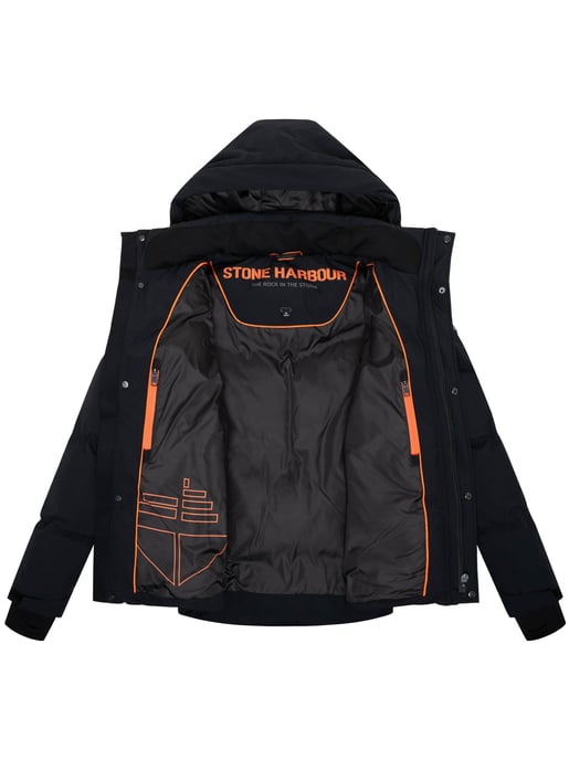 Chaqueta de invierno para hombre Stone Harbour Livianoo con capucha desmontable y bolsillos forrados - Image 5