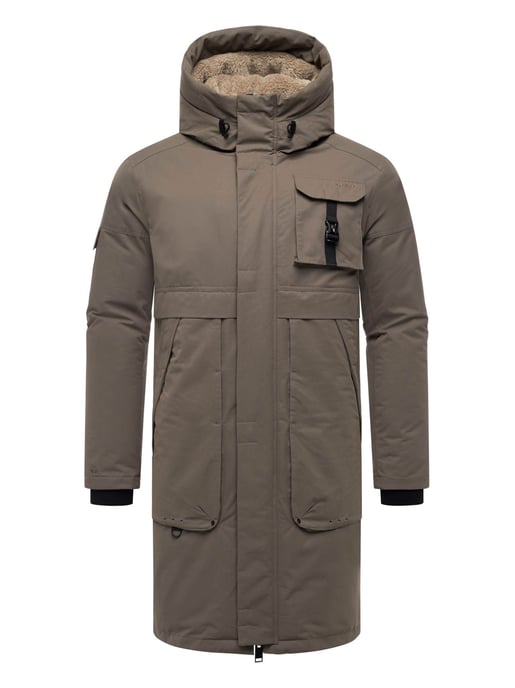 Chaqueta de invierno para hombre Stone Harbour Cyriaan con capucha forrada y diseño cortaviento - Image 2