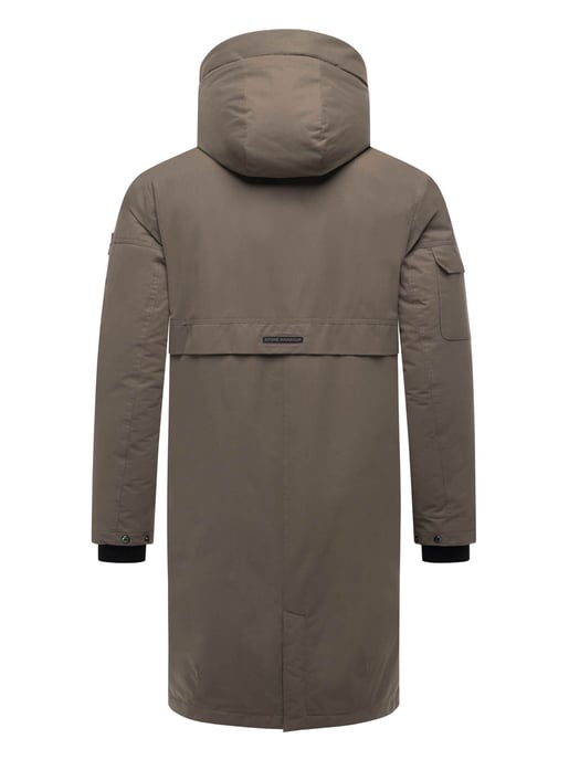 Chaqueta de invierno para hombre Stone Harbour Cyriaan con capucha forrada y diseño cortaviento - Image 4