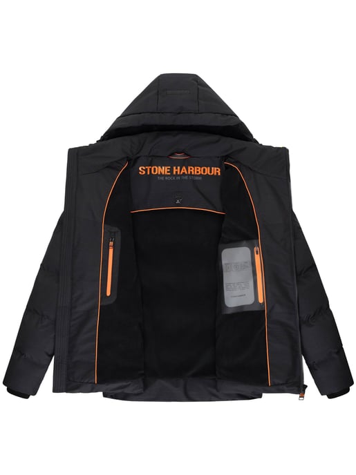 Chaqueta de invierno para hombre Stone Harbour Gavriloo con capucha desmontable y forro polar - Image 6