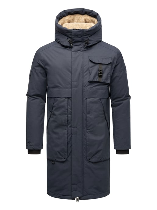 Chaqueta de invierno para hombre Stone Harbour Cyriaan con capucha forrada y diseño cortaviento - Image 2