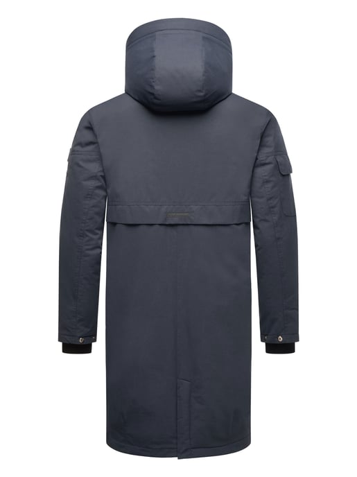 Chaqueta de invierno para hombre Stone Harbour Cyriaan con capucha forrada y diseño cortaviento - Image 4