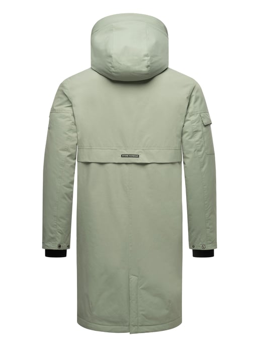 Chaqueta de invierno para hombre Stone Harbour Cyriaan con capucha forrada y diseño cortaviento - Image 4