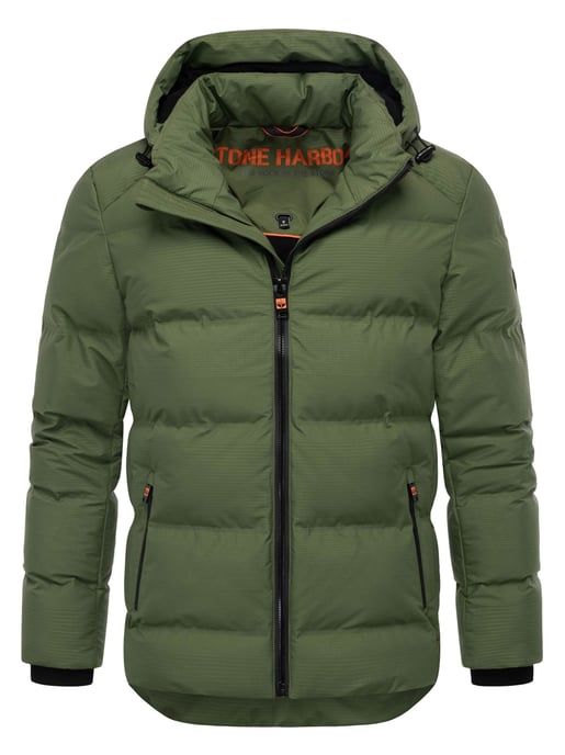 Chaqueta de invierno para hombre Stone Harbour Gavriloo con capucha desmontable y forro polar - Image 1