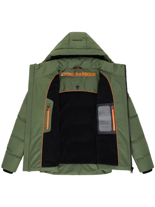 Chaqueta de invierno para hombre Stone Harbour Gavriloo con capucha desmontable y forro polar - Image 6