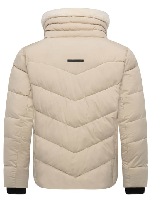 Chaqueta acolchada de invierno para hombre Stone Harbour Ansello con cuello de peluche y forro polar - Image 4