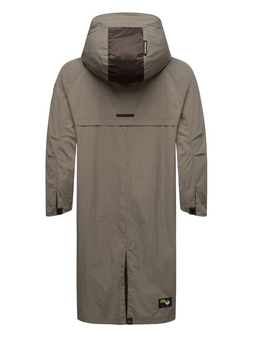 Gabardina impermeable para hombre Stone Harbour Zafaar, corte largo y resistente al viento y al agua - Image 4