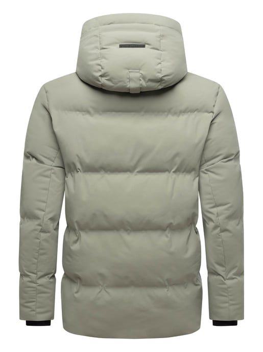 Chaqueta de invierno para hombre Stone Harbour Taviaan con capucha forrada y diseño cortaviento - Image 4