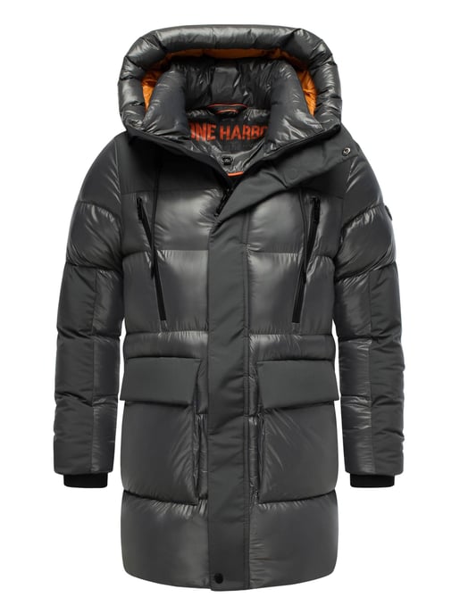 Chaqueta de invierno para hombre Stone Harbour Nelioon con cremallera doble y capucha - Image 1