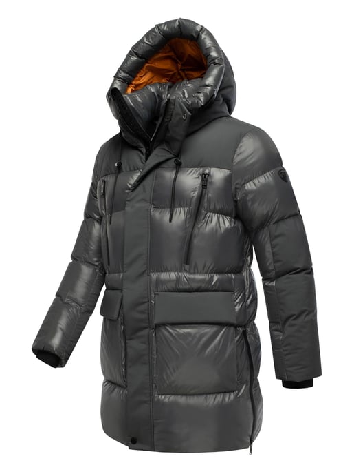 Chaqueta de invierno para hombre Stone Harbour Nelioon con cremallera doble y capucha - Image 3