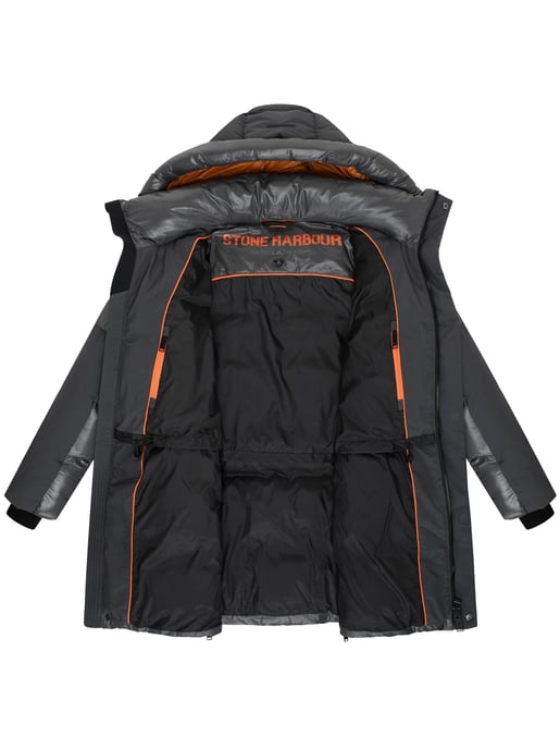 Chaqueta de invierno para hombre Stone Harbour Nelioon con cremallera doble y capucha - Image 5