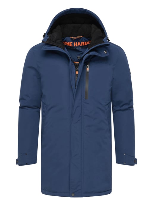 Chaqueta de invierno para hombre Stone Harbour Phinoo con bolsillos de felpa y cremallera doble - Image 1