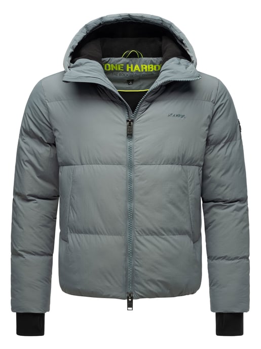 Chaqueta acolchada de invierno para hombre Stone Harbour Tayroos con forro polar y cremallera doble - Image 1